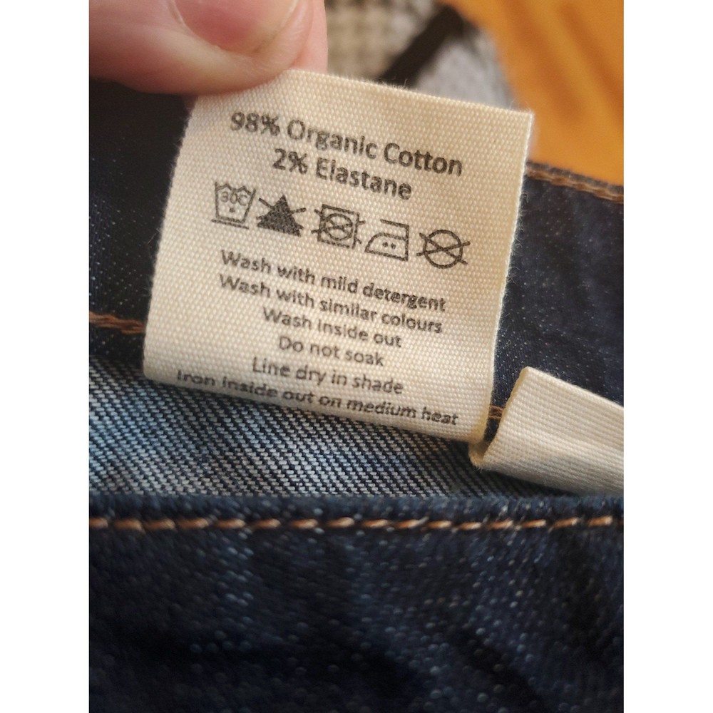 People Tree Organic Cotton Denim UK 16 US 12 - Picture 10 of 10
